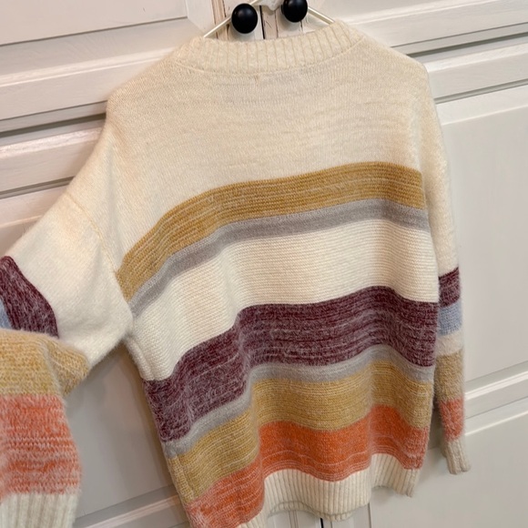 Staccato Colorful Striped Women's Sweater. Size M. - Picture 7 of 8